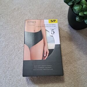 Jones New York Seamless Briefs | 5 Pack Underwear Women's Small